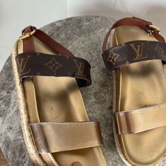 Louis Vuitton Odyssey Sandal. Sz 38 - Picture 4 of 8